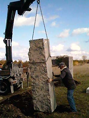 Placing the megaliths