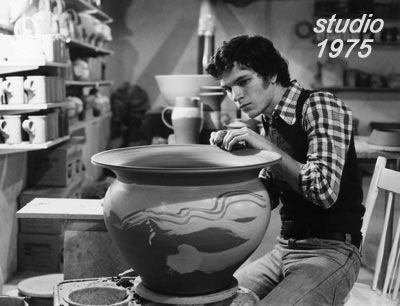 Steve in the studio 1975